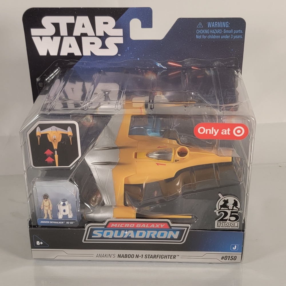 Star Wars Micro Galaxy Squadron Anakin Naboo N-1 Star fighter Target‎ Exclusive